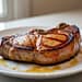 How to cook pork chops photo on a plate