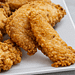 Cajun fried chicken on a plate
