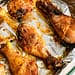 Baked chicken drumsticks in the oven with crispy skin